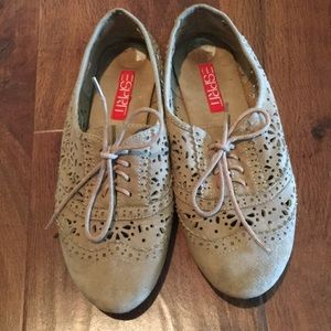 Esprit 7 - tan textile wingtips